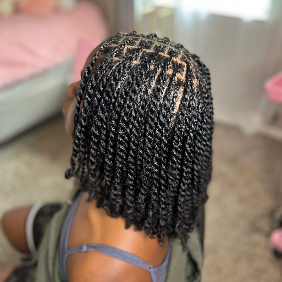 Twists réalisées par Vivi's Braids
